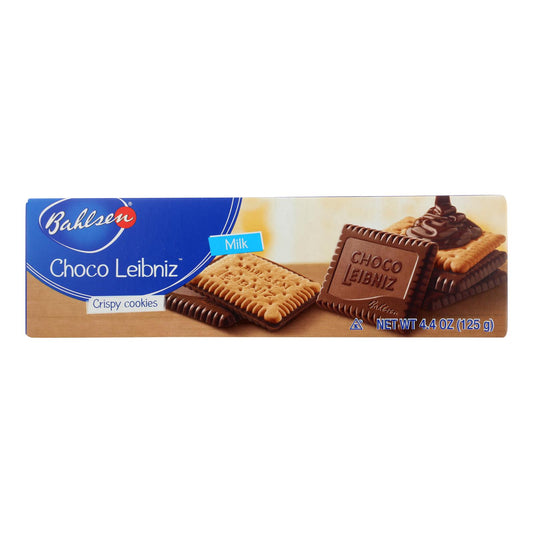Bahlsen Leibniz Milk Chocolate Cookies - Case Of 12 - 4.4 Oz.