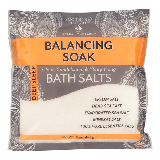 Soothing Touch Bath Salts - Balancing Soak - Case Of 6 - 8 Oz