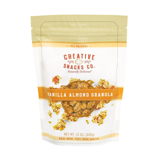 Creative Snacks - Granola - Vanilla Almond - Case Of 6 - 12 Oz