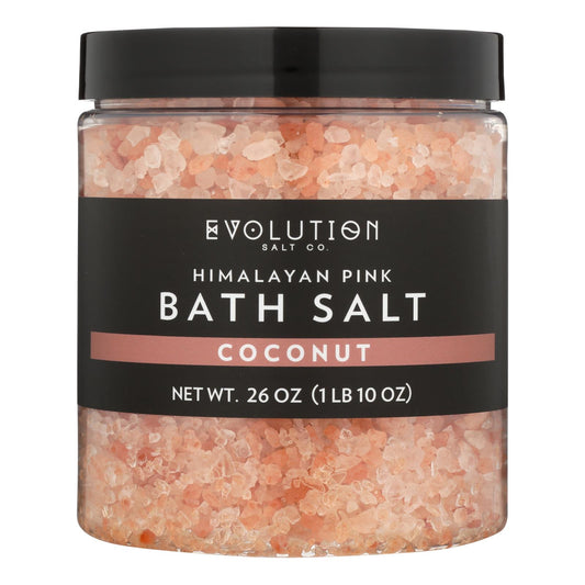 Evolution Salt Bath Salt - Himalayan - Coarse - Coconut - 26 Oz