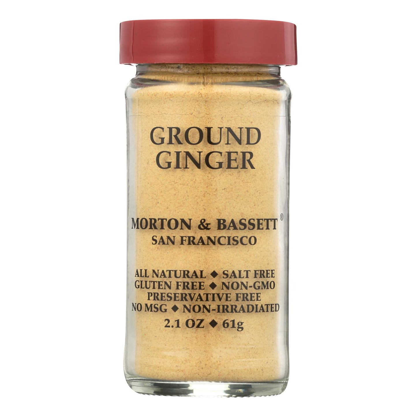Morton And Bassett Ginger - Ground - 2.1 Oz - Case Of 3
