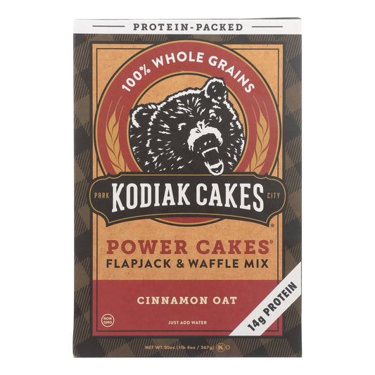 Kodiak Cakes Cinnamon Oat Power Cakes Flapjack & Waffle Mix - Case Of 6 - 20 Oz