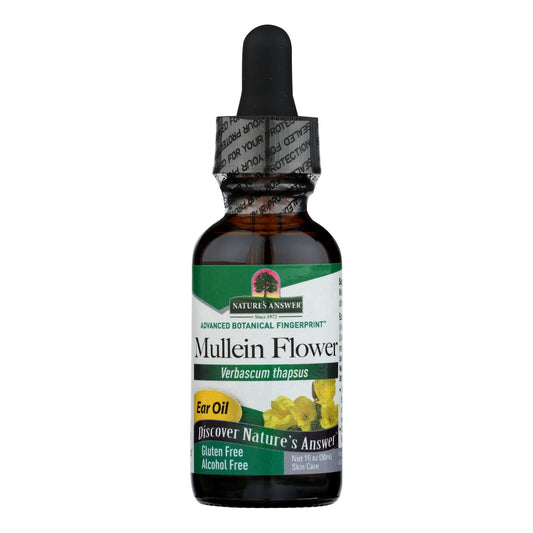 Nature's Answer - Mullein Flower Ear Oil Alcohol Free - 1 Fl Oz