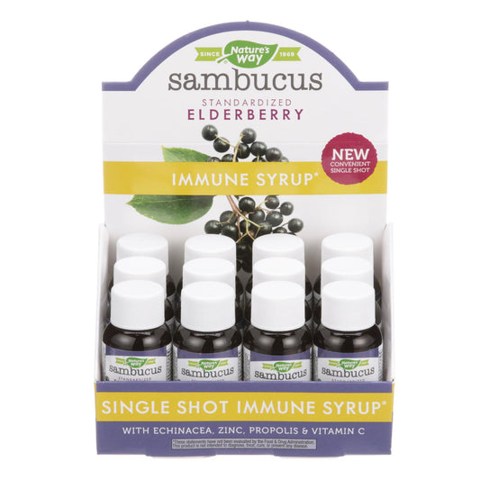 Nature's Way - Sambucus Immune Syrup - Case Of 12 - 20 Ml