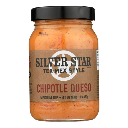 Silver Star - Salsa Chipolte Queso Dip - Case Of 6 - 16 Oz