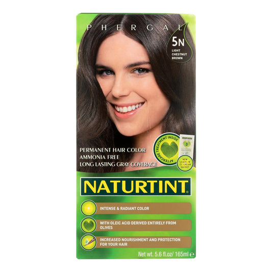 Naturtint Hair Color - Permanent - 5n - Light Chestnut Brown - 5.28 Oz