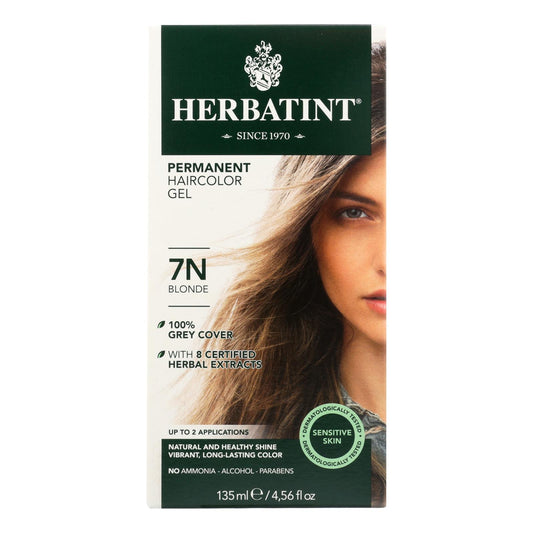 Herbatint Permanent Herbal Haircolour Gel 7n Blonde - 135 Ml