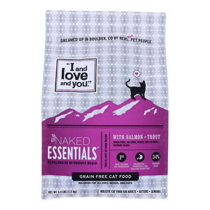 I And Love And You - Cat Kibble Slmn And Trout - Case Of 4-3.4 Lb