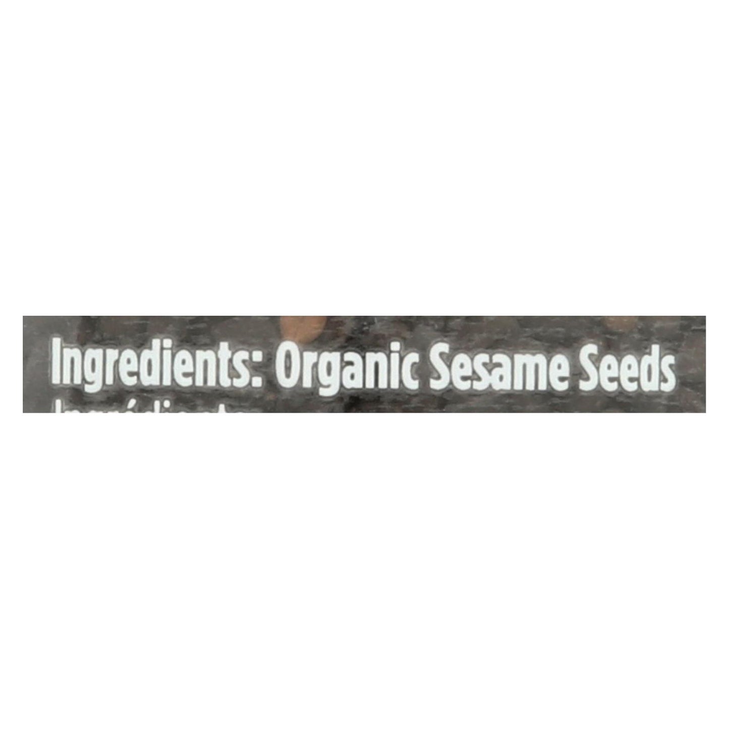 Spicely Organics - Organic Sesame - Black - Case Of 3 - 2 Oz.