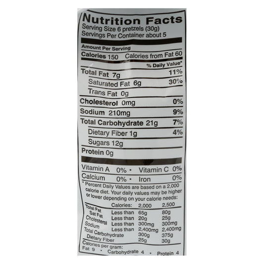 Glutino Peppermint Pretzels - Yogurt - Case Of 12 - 5.5 Oz.