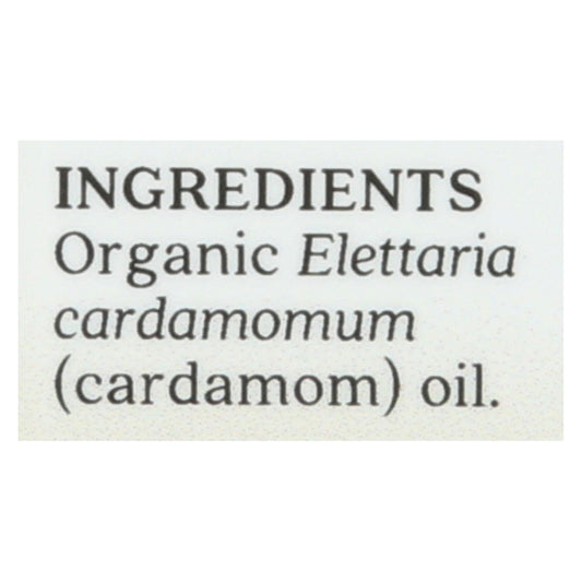 Aura Cacia - Essential Oil - Cardamom - Case Of 1 - .25 Fl Oz.