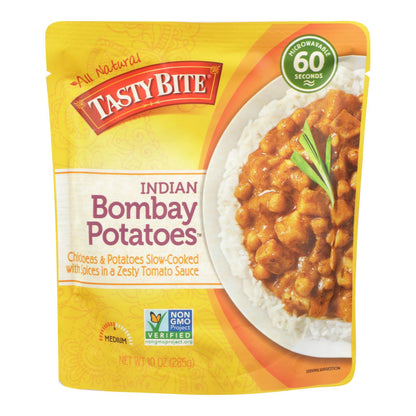 Tasty Bite Entree - Indian Cuisine - Bombay Potatoes - 10 Oz - Case Of 6