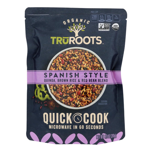 Truroots Organic Quinoa, Brown Rice & Red Bean Blend - Case Of 8 - 8.5 Oz