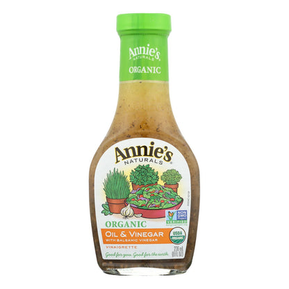 Annie's Naturals Vinaigrette Organic Oil And Vinegar - Case Of 6 - 8 Fl Oz.