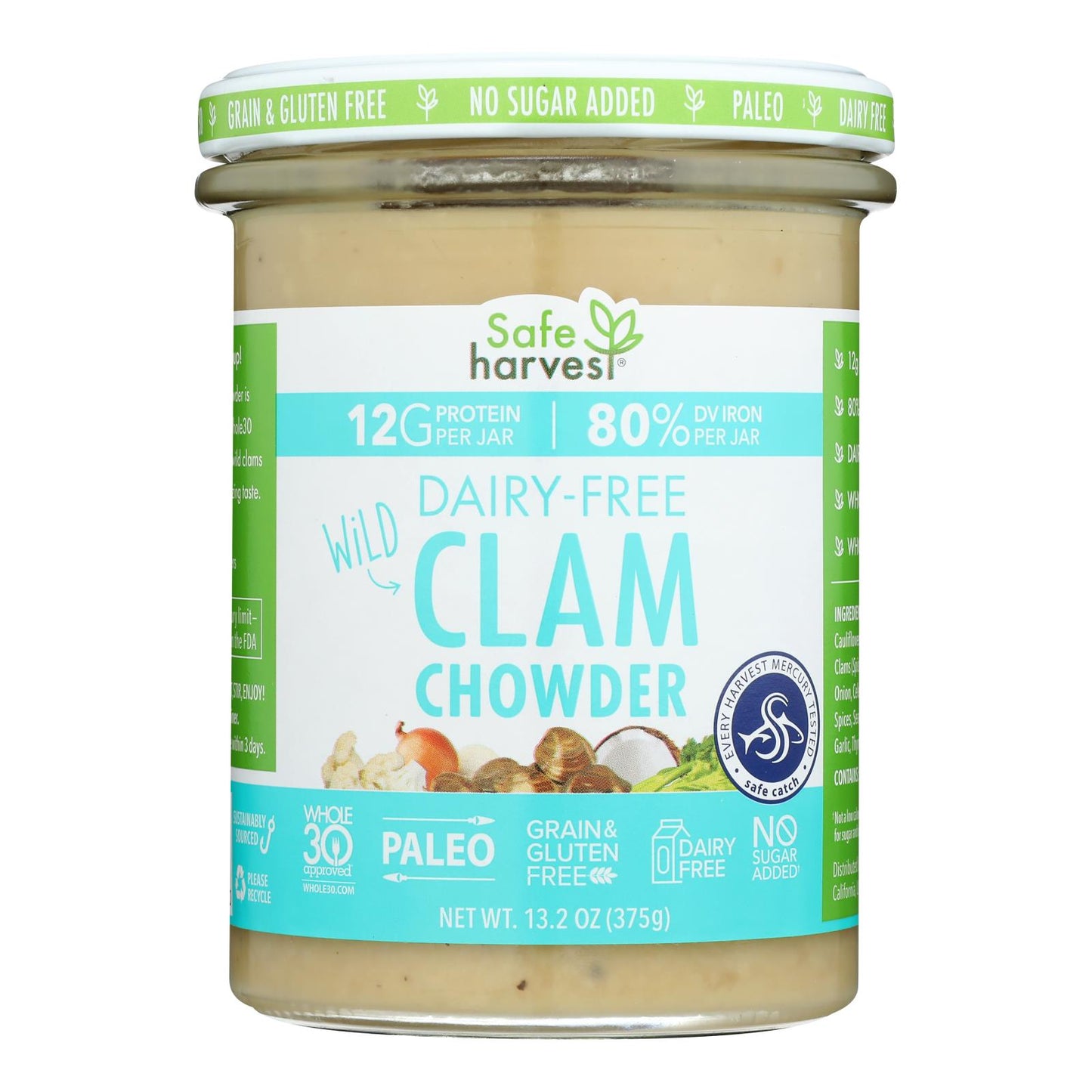 Safe Catch - Chwdr Wld Clam Dairy Free - Case Of 6 - 13.2 Oz