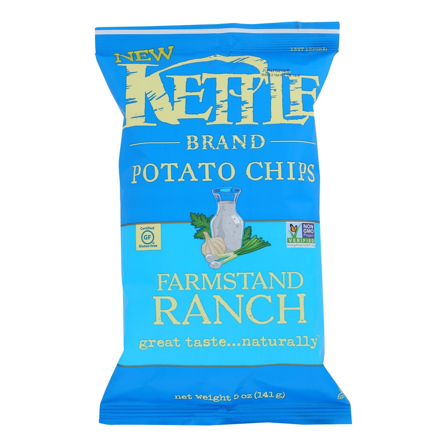 Kettle Brand - Chips Farmstand Ranch - Case Of 15 - 5 Oz