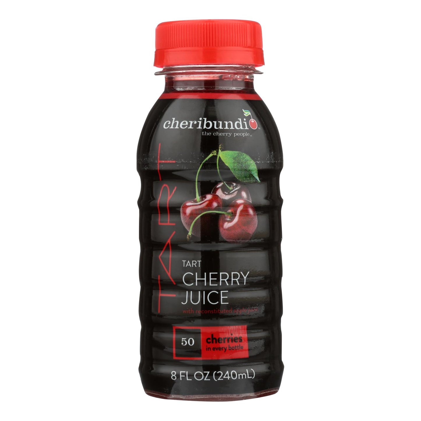 Cheribundi Tart Cherry Juice With Reconstituted Apple Juice  - Case Of 12 - 8 Fz