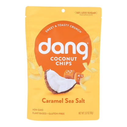 Dang - Toasted Coconut Chips - Caramel Sea Salt - Case Of 12 - 3.17 Oz.