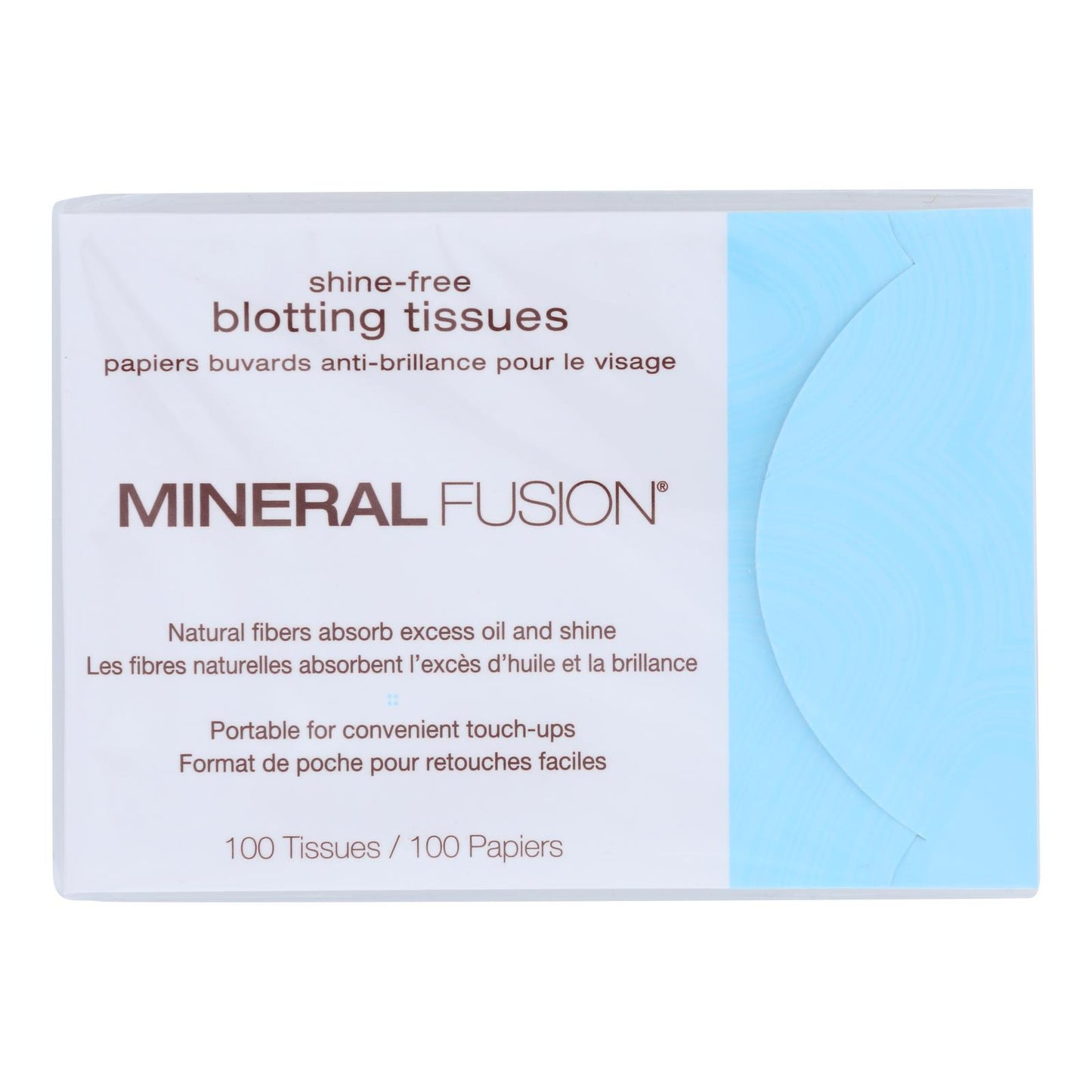 Mineral Fusion - Shine-free Blotting Tissues - 100 Count