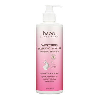 Babo Botanicals - Shampoo - Softening Berry And Primrose Oil - 1 Each - 16 Fl Oz.