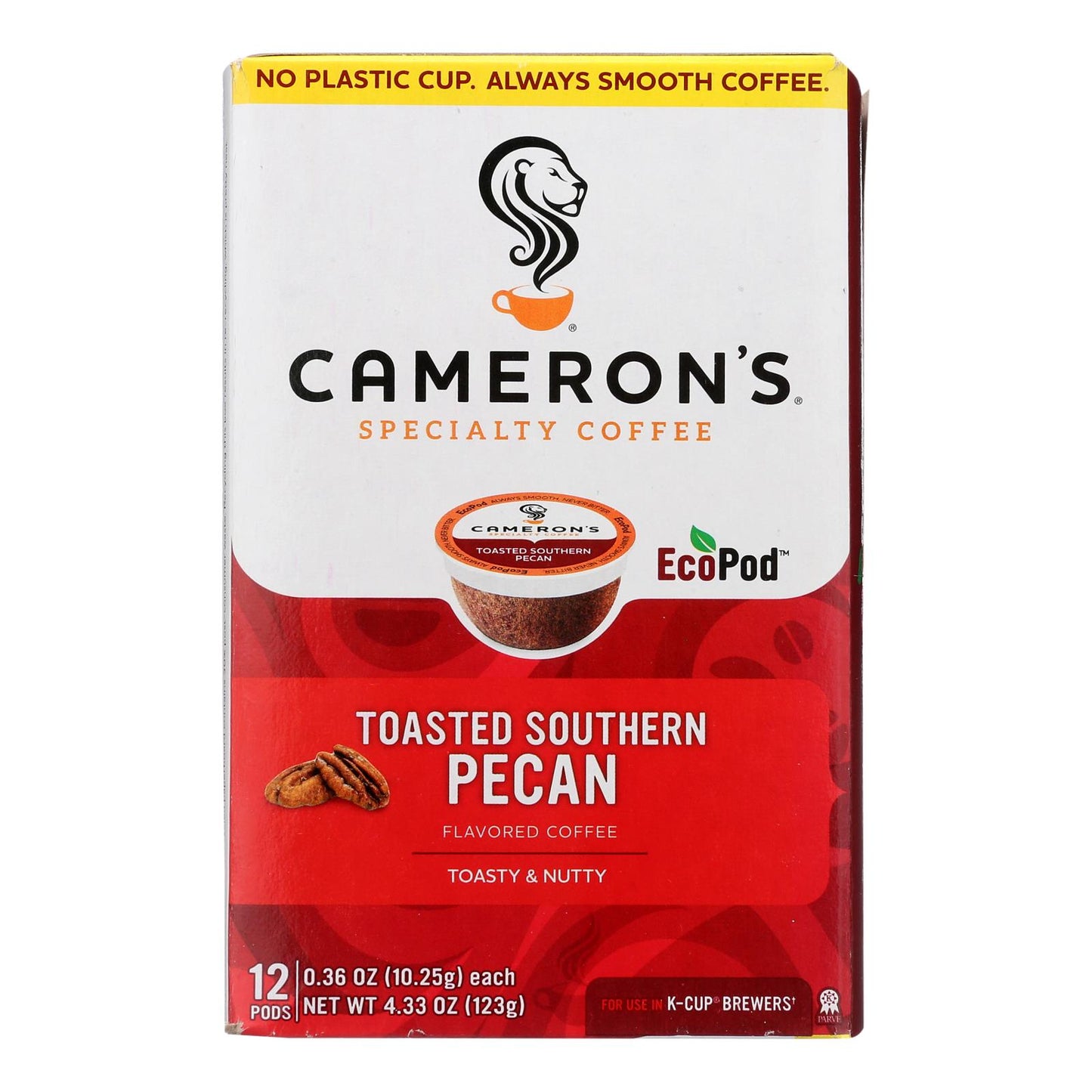 Cameron's Coffee - Coffee Toasted Southern Pecan - Case Of 6 - 12 Ct