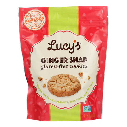 Dr. Lucy's - Cookies - Ginger Snap - Case Of 8 - 5.5 Oz.