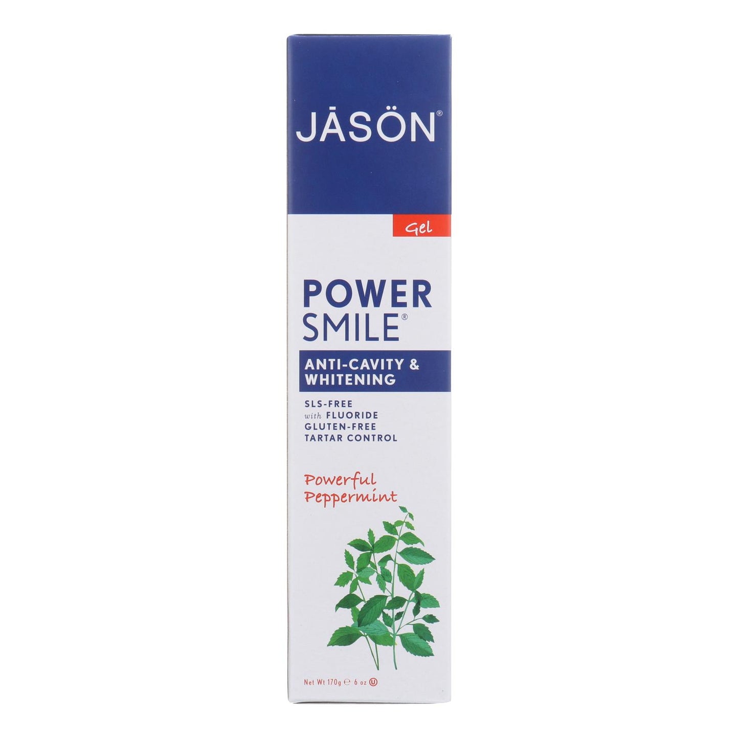 Jason Powersmile All Natural Whitening Coq10 Tooth Gel - 6 Oz