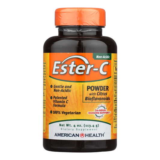 American Health - Ester-c Powder With Citrus Bioflavonoids - 4 Oz