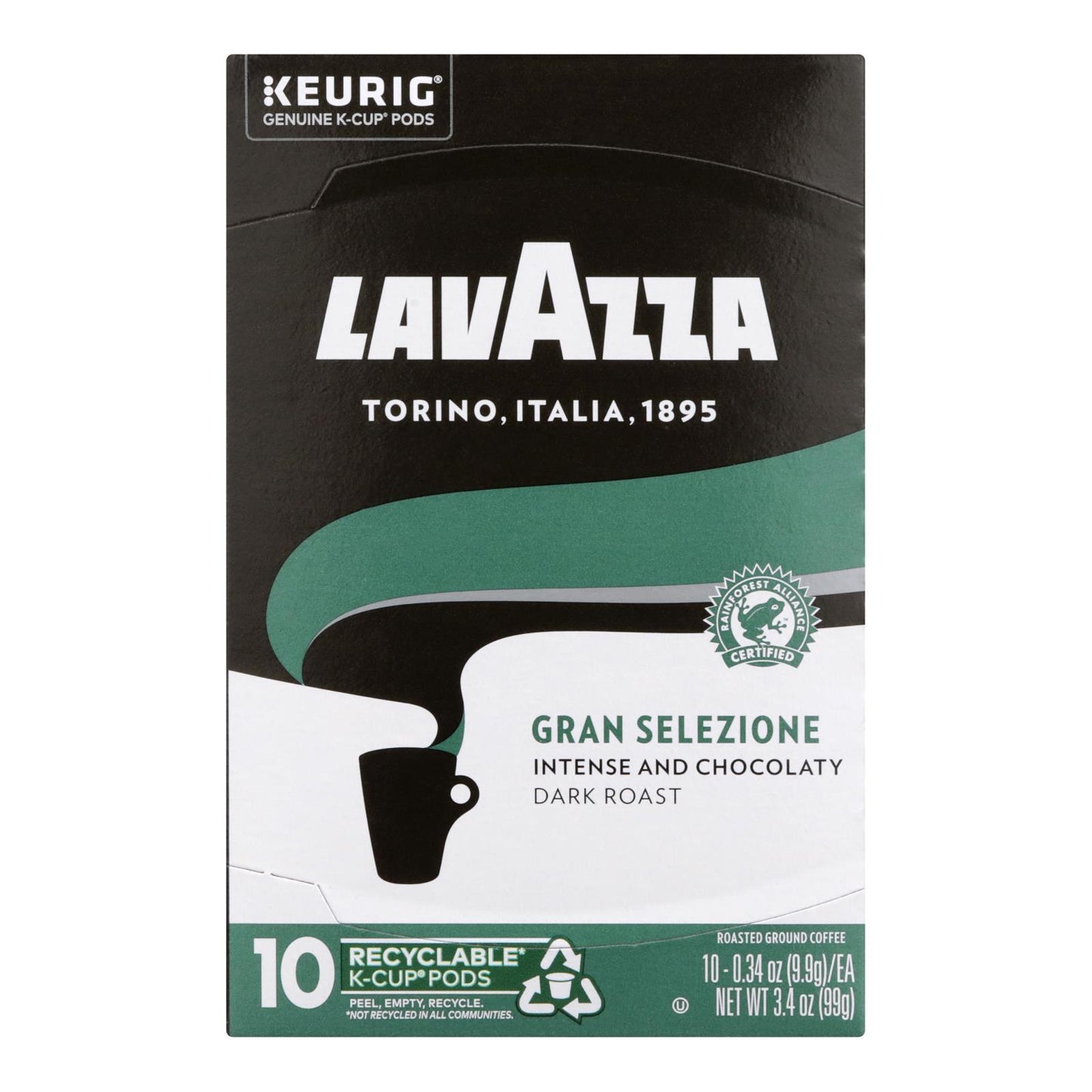 Lavazza - Coffee Green Selezion K-cup - Case Of 6 - 10 Ct