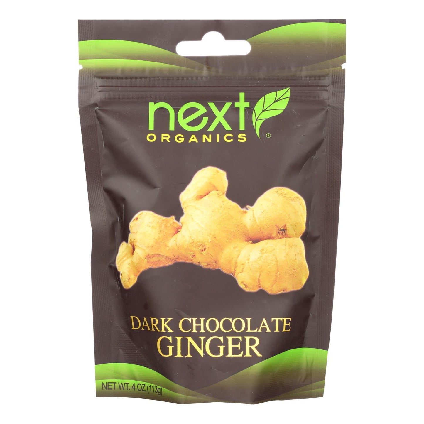 Next Organics Dark Chocolate Ginger  - Case Of 6 - 4 Oz