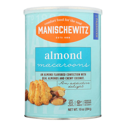 Manischewitz - Macaroon Almond Passover - Case Of 12-10 Oz