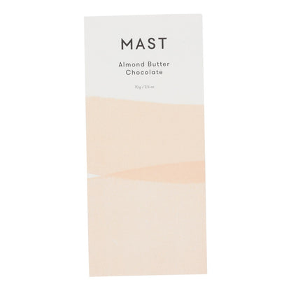 Mast - Chocolate Brclass Almond Bt - Case Of 12-2.5 Oz