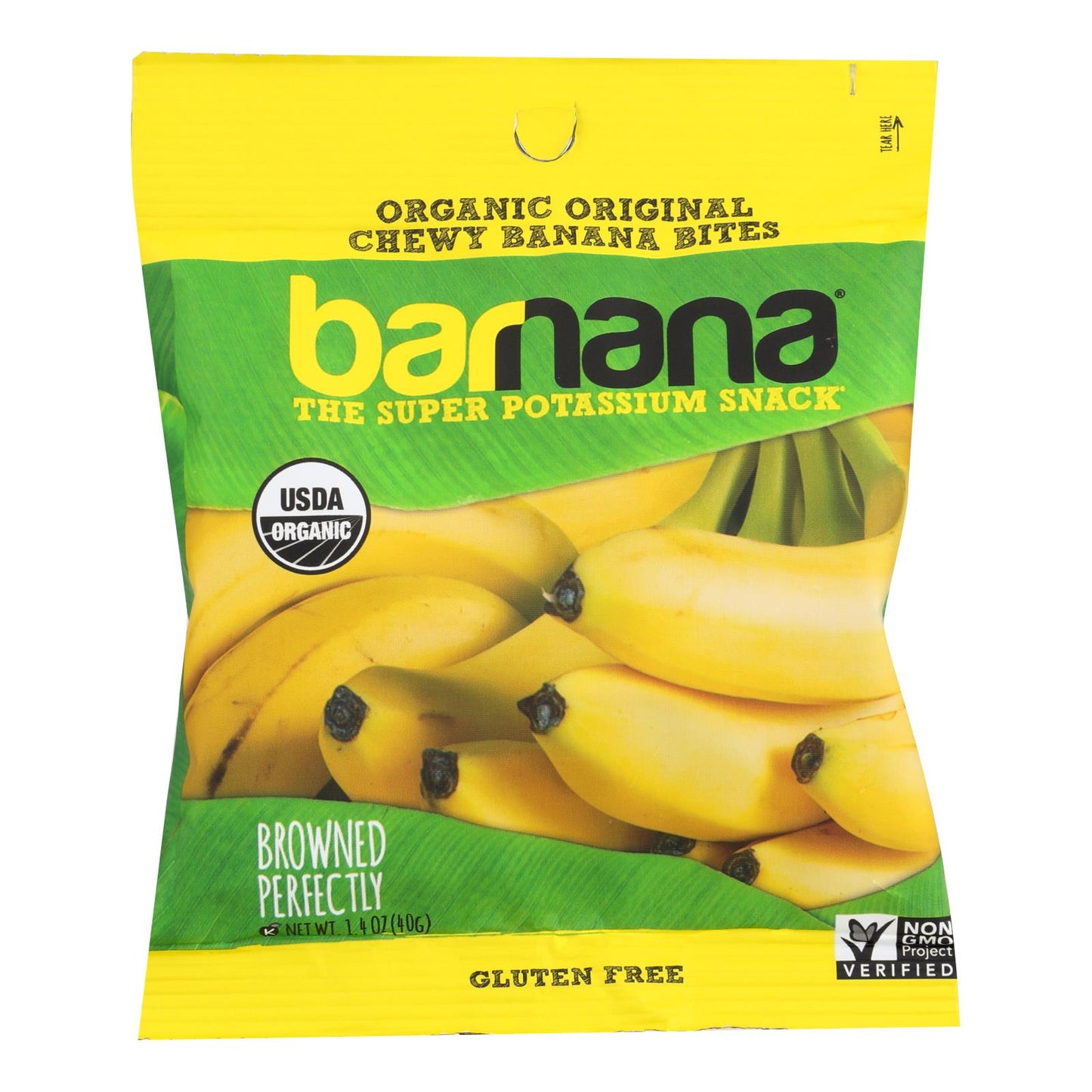 Barnana Organic Chewy Banana Bites - Original - Case Of 12 - 1.4 Oz