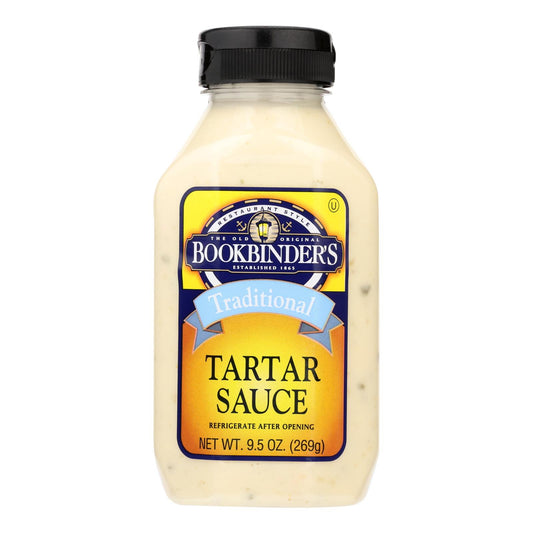 Bookbinder's - Tartar Sauce - Traditional - Case Of 9 - 9.5 Oz.
