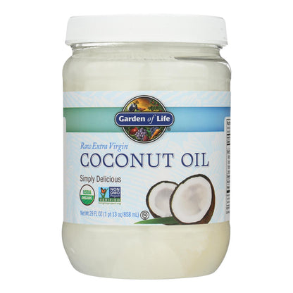 Garden Of Life Oil Coconut - Organic - Raw Extra Virgin - Case Of 4 - 29 Fl Oz