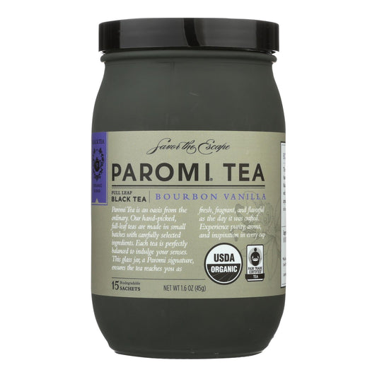 Paromi Tea - Bourbon Vanilla - Case Of 6 - 15 Count