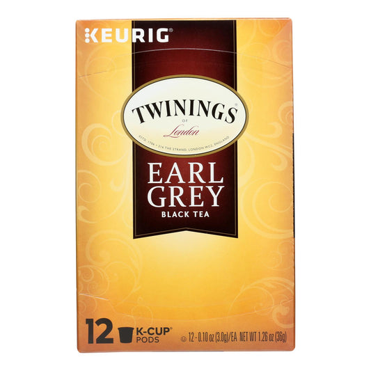 Twinings Tea Black Tea - Earl Grey - Case Of 6 - 12 Count