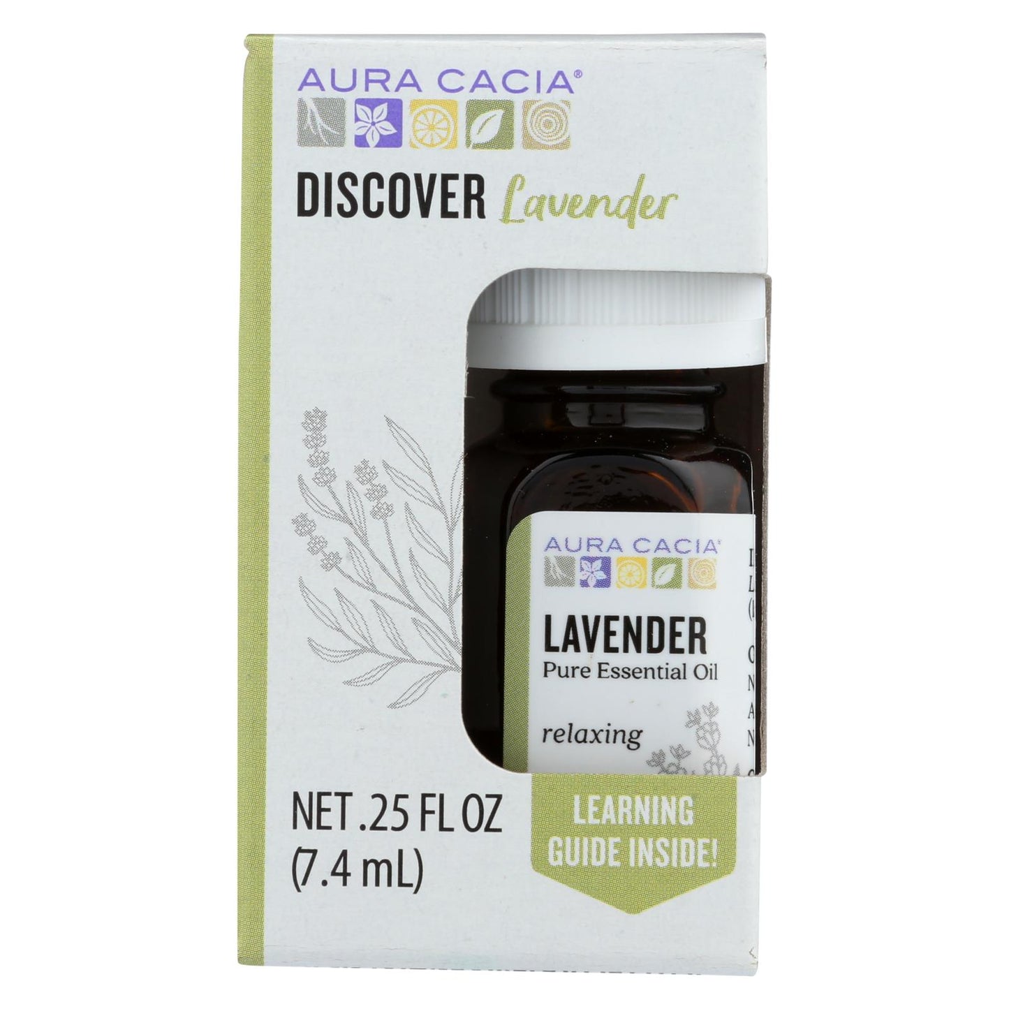 Aura Cacia - Discover Essential Oil - Lavender - Case Of 3-.25 Fl Oz.
