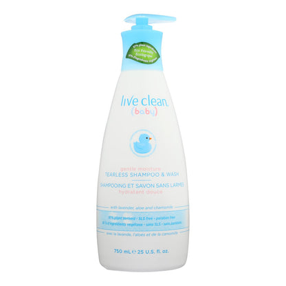 Live Clean - Shampoo Wash Tearless - 25 Fz