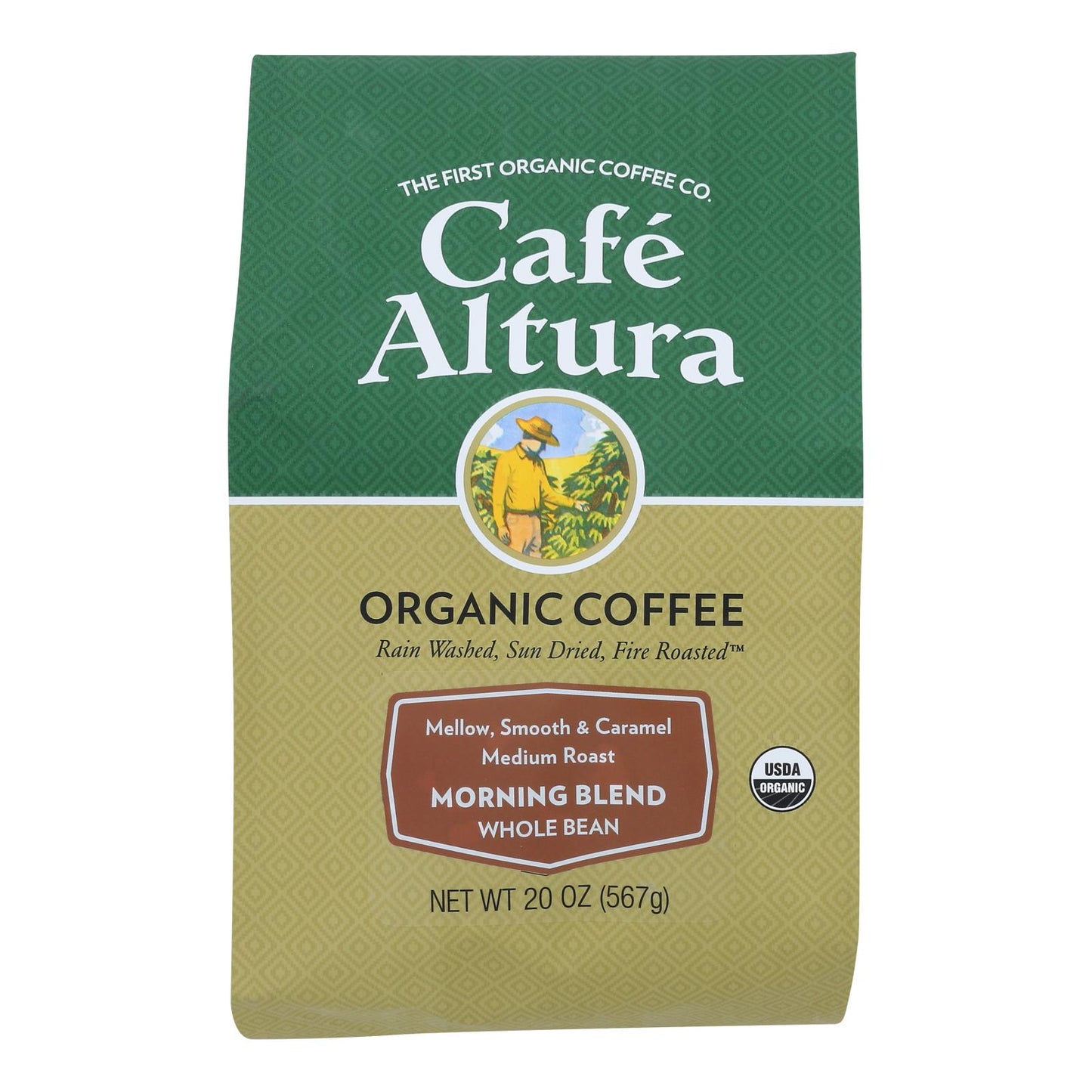 Cafe Altura Morning Blend Light Roast Organic 1.25 Lb. Bag  - Case Of 6 - 1.25 Lb