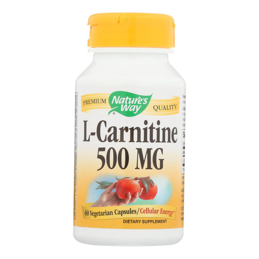 Nature's Way - L-carnitine - 500 Mg - 60 Vegetarian Capsules