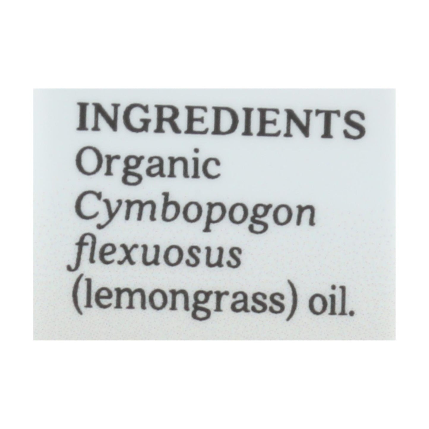 Aura Cacia - Organic Essential Oil - Lemongrass - .25 Oz