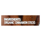 Simply Organic Cinnamon - Organic - Sticks - Grade Aa - 1.13 Oz