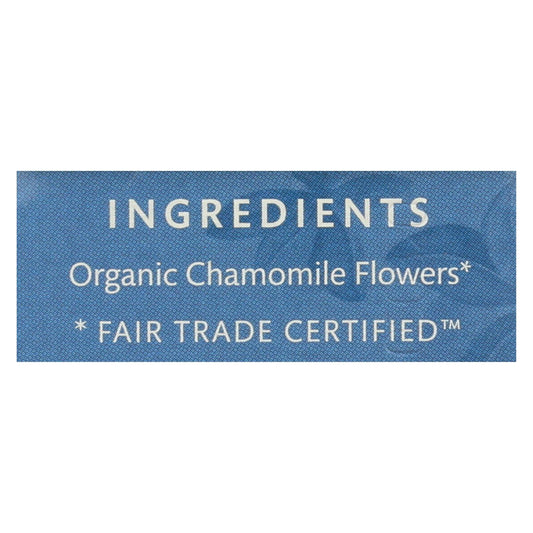 Choice Organic Teas Chamomile Herb Tea - 16 Tea Bags - Case Of 6