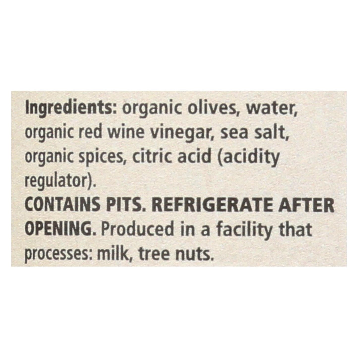 Divina - Organic Greek Mixed Olives - Case Of 6 - 6.35 Oz.