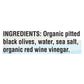 Mediterranean Organic Organic Ripe Pitted Black Olives - Case Of 12 - 8.1 Oz