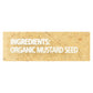 Simply Organic Mustard Seed - Organic - Ground - Yellow - 3.07 Oz