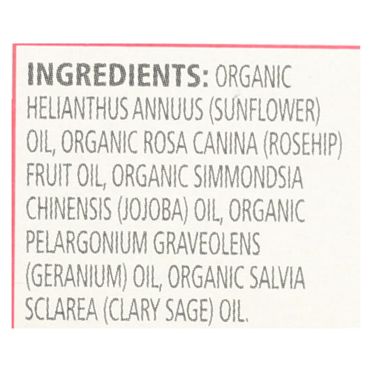 Aura Cacia - Organic Face Oil Serum - Rosehip - 1 Fl Oz