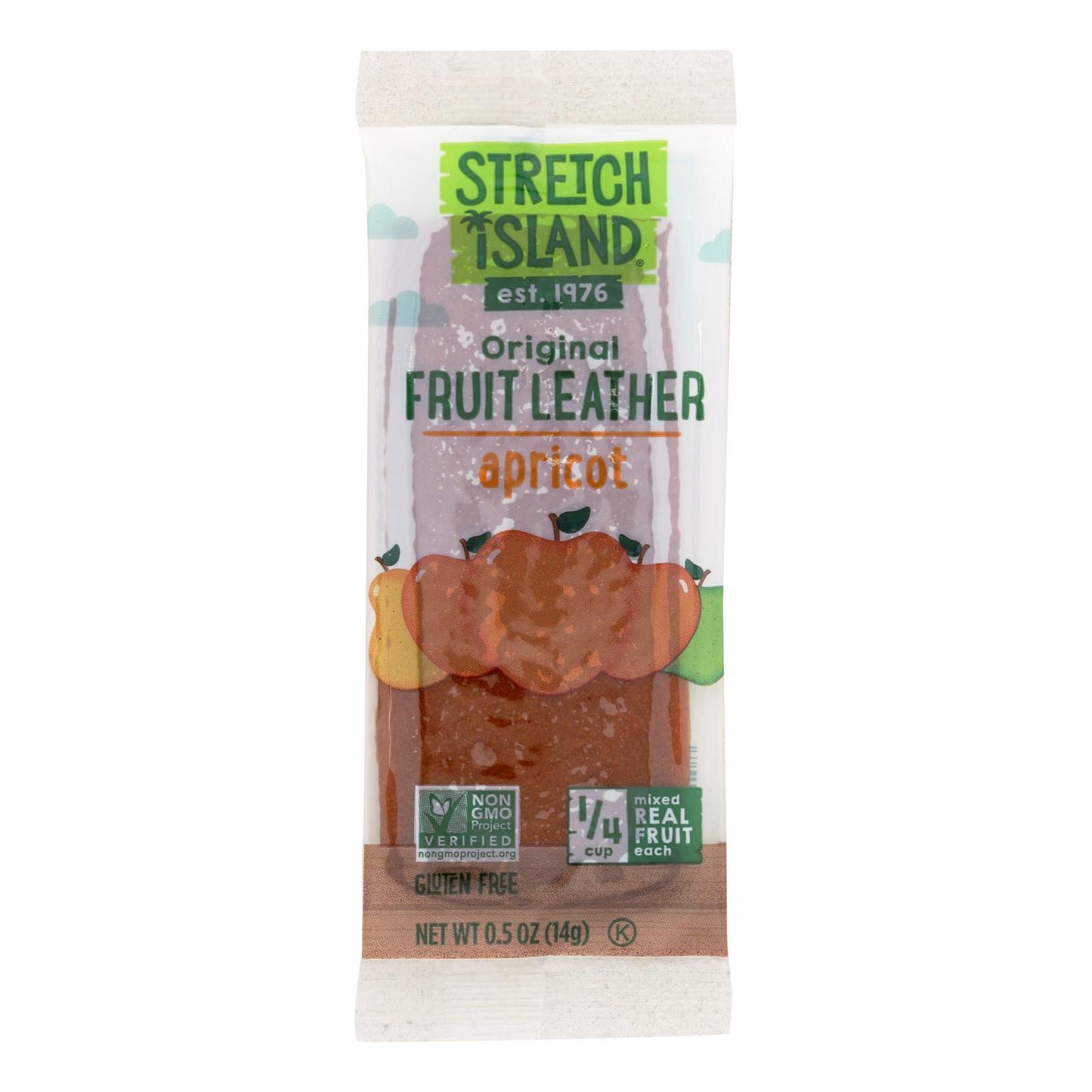 Stretch Island Fruit Leather Strip - Abundant Apricot - .5 Oz - Case Of 30