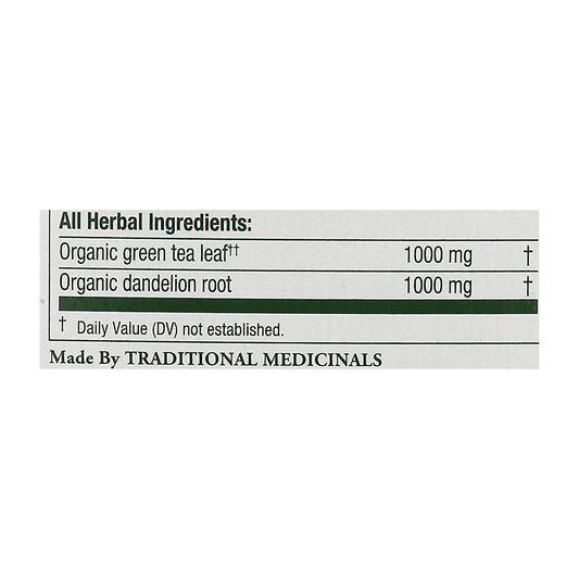 Traditional Medicinals Tea - Organic - Green Tea - Dandeln - 16 Ct - 1 Case